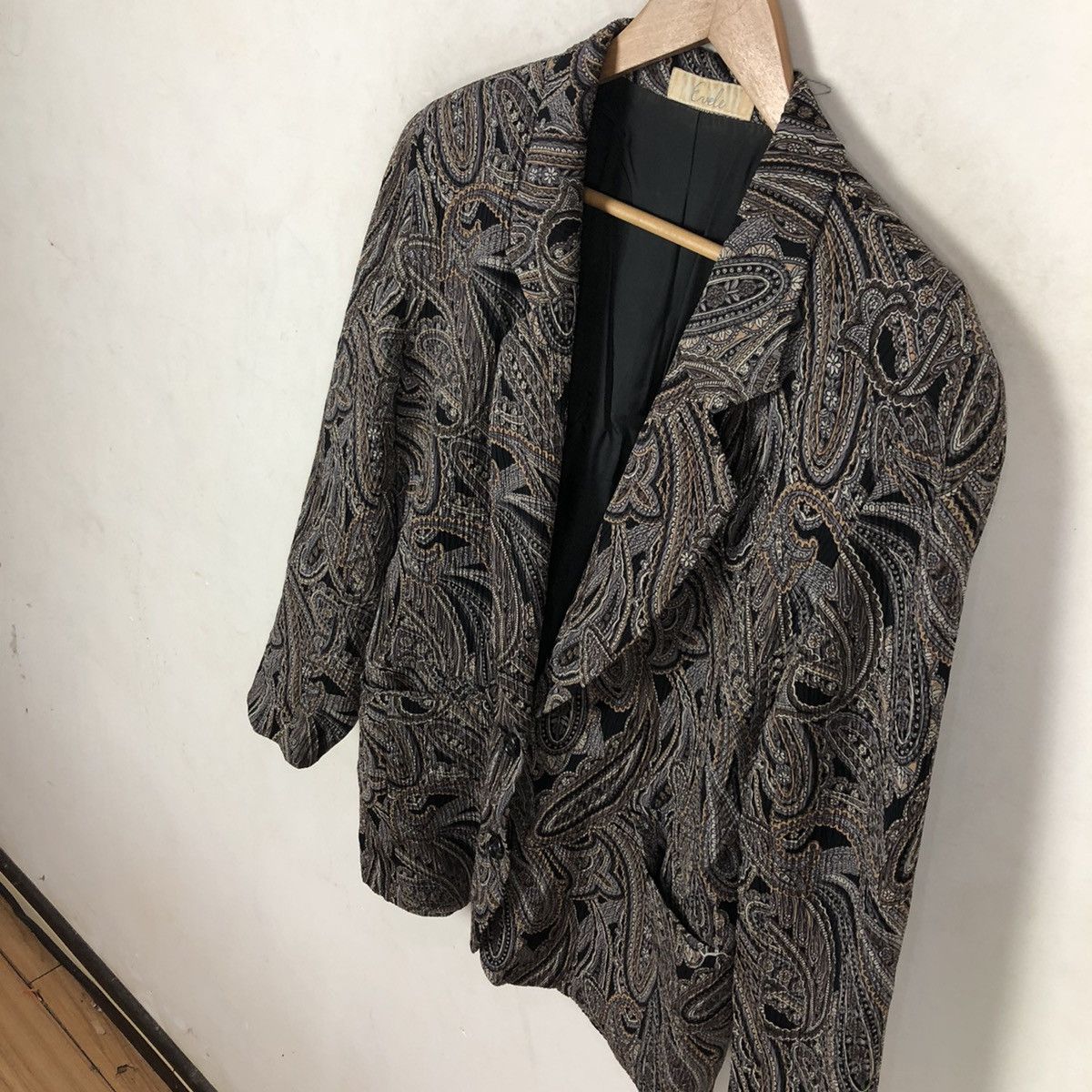 Japanese Brand EVELE CASUAL COAT NAVAJO INSPIRED BY ISSEY MIYAKE Size US M / EU 48-50 / 2 - 5 Thumbnail