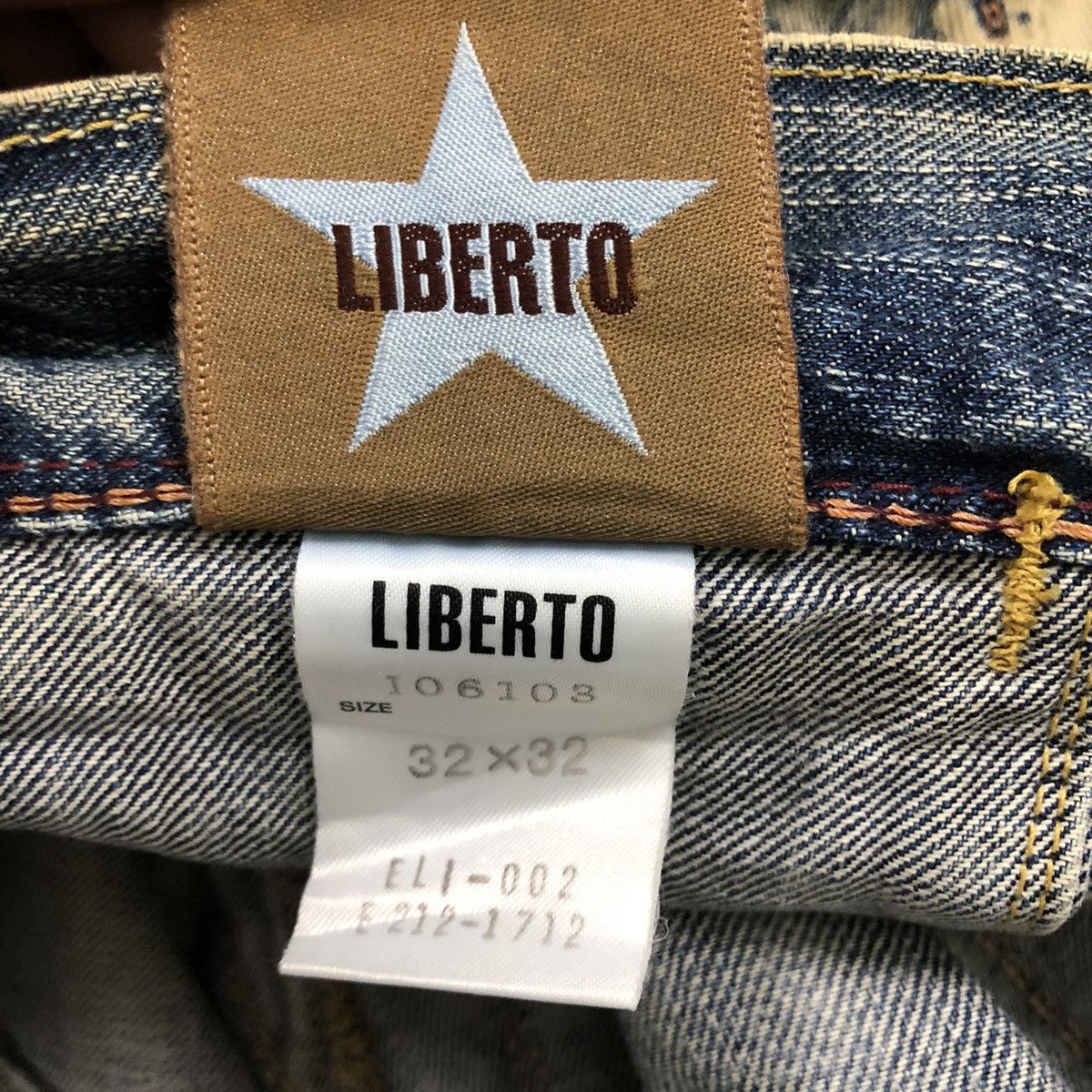 Japanese Brand × Vintage LIBERTO XXX DISTRESSED DENIM JEANS Size US 34 / EU 50 - 13 Thumbnail