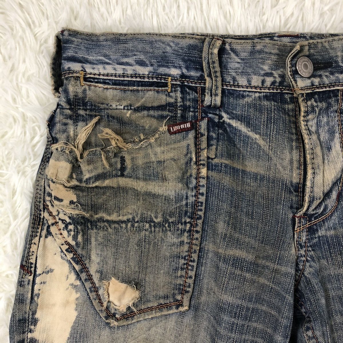 Japanese Brand × Vintage LIBERTO XXX DISTRESSED DENIM JEANS Size US 34 / EU 50 - 8 Thumbnail