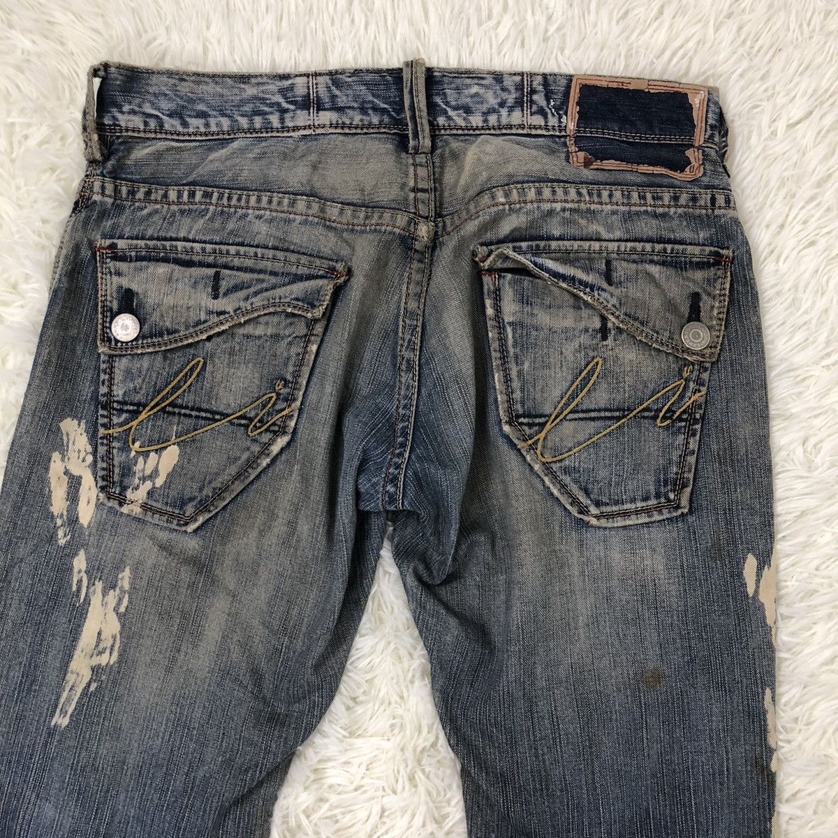 Japanese Brand × Vintage LIBERTO XXX DISTRESSED DENIM JEANS Size US 34 / EU 50 - 10 Thumbnail
