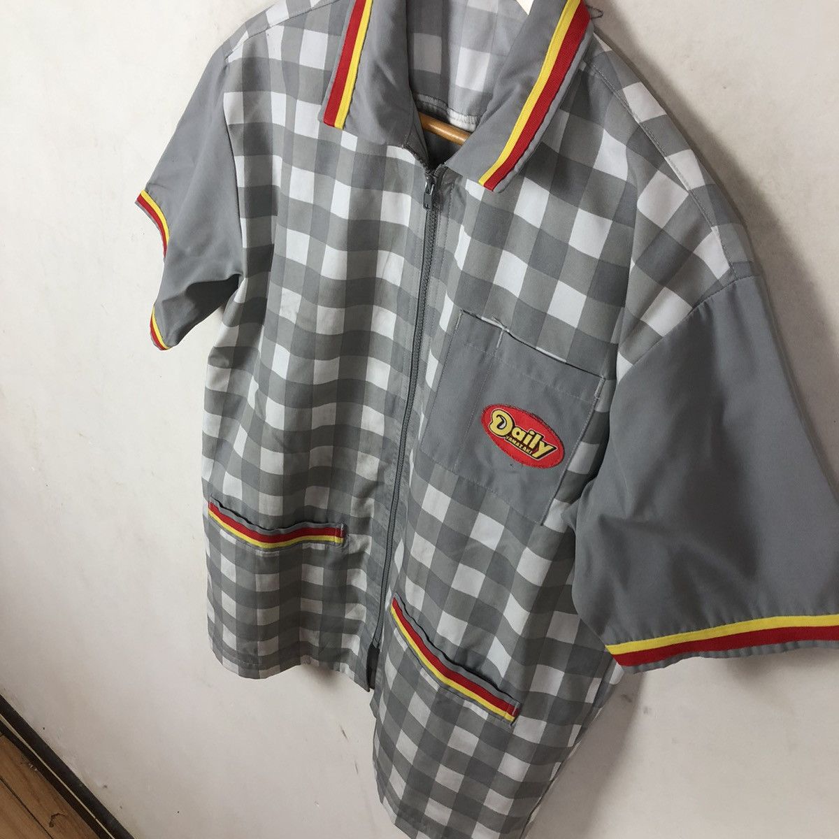 Japanese Brand RARE VINTAGE DAILY YAMAZAKI WORKER SHIRT ZIPPER Size US M / EU 48-50 / 2 - 4 Thumbnail