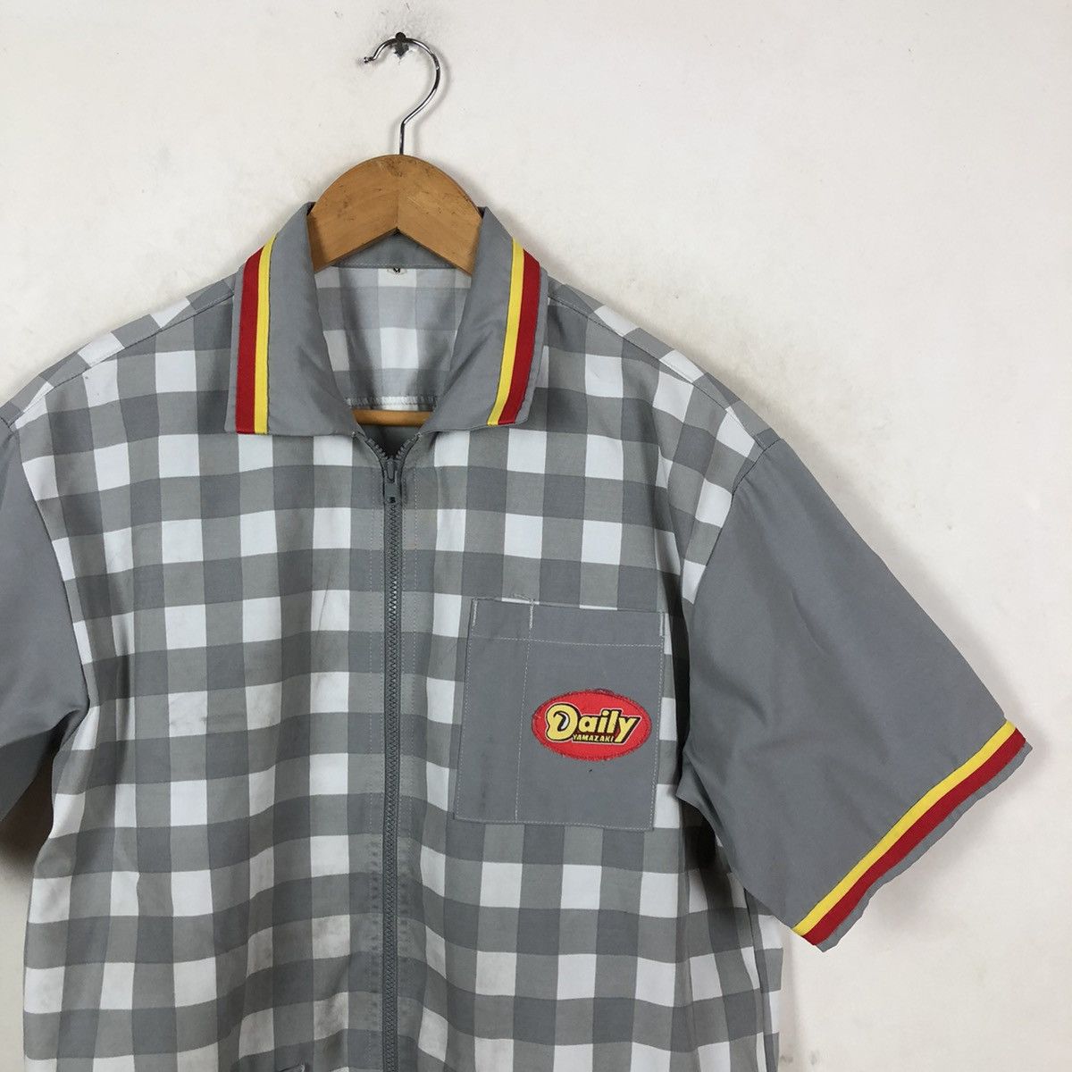 Japanese Brand RARE VINTAGE DAILY YAMAZAKI WORKER SHIRT ZIPPER Size US M / EU 48-50 / 2 - 3 Thumbnail