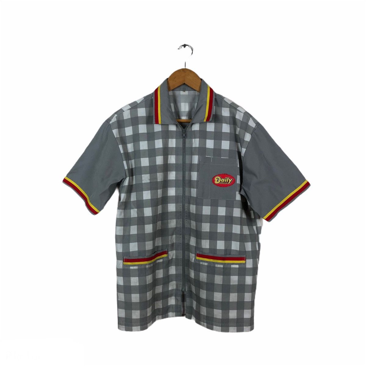 Japanese Brand RARE VINTAGE DAILY YAMAZAKI WORKER SHIRT ZIPPER Size US M / EU 48-50 / 2 - 1 Thumbnail