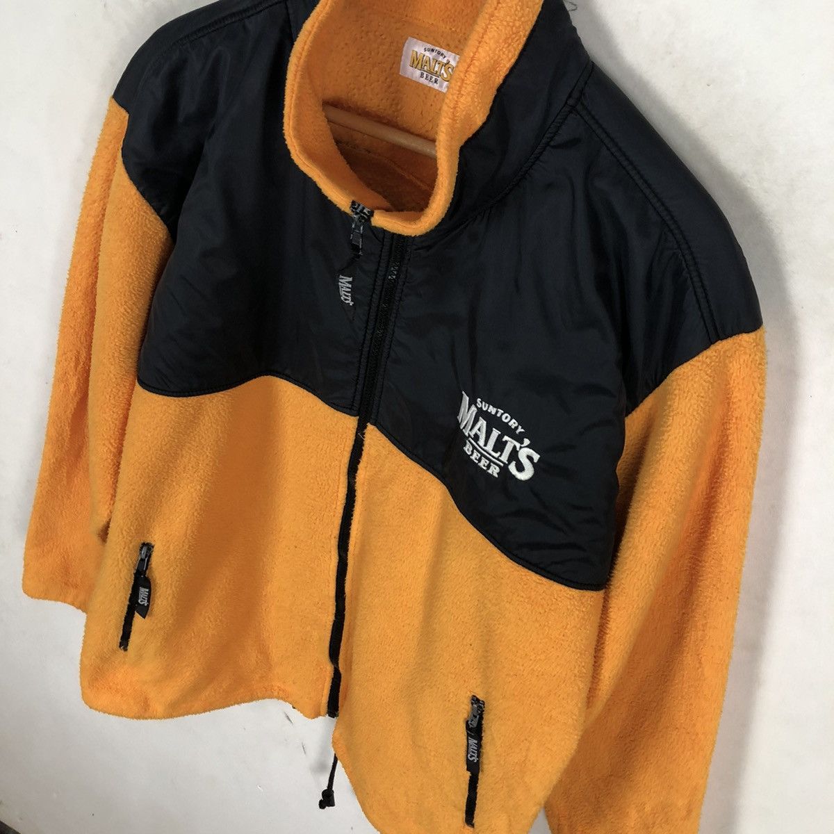 Japanese Brand SUNTORY MALT'S BEER FLEECE JACKET Size US L / EU 52-54 / 3 - 6 Thumbnail