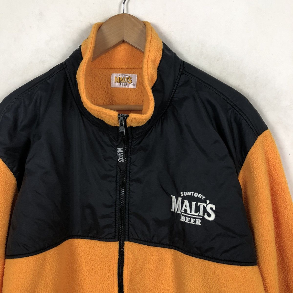 Japanese Brand SUNTORY MALT'S BEER FLEECE JACKET Size US L / EU 52-54 / 3 - 3 Thumbnail