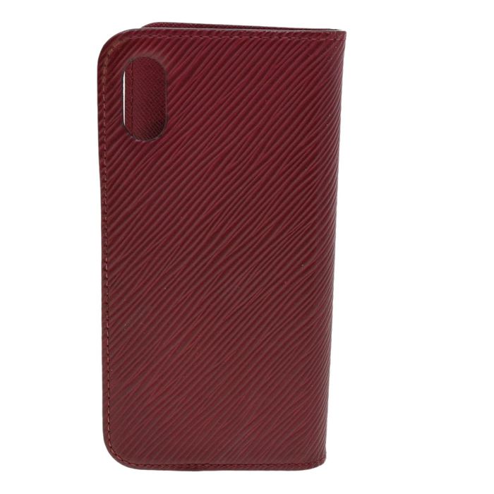 Vuitton M68685 Folio iPhone Case X/Xs Monogram Fuchsia LOUIS