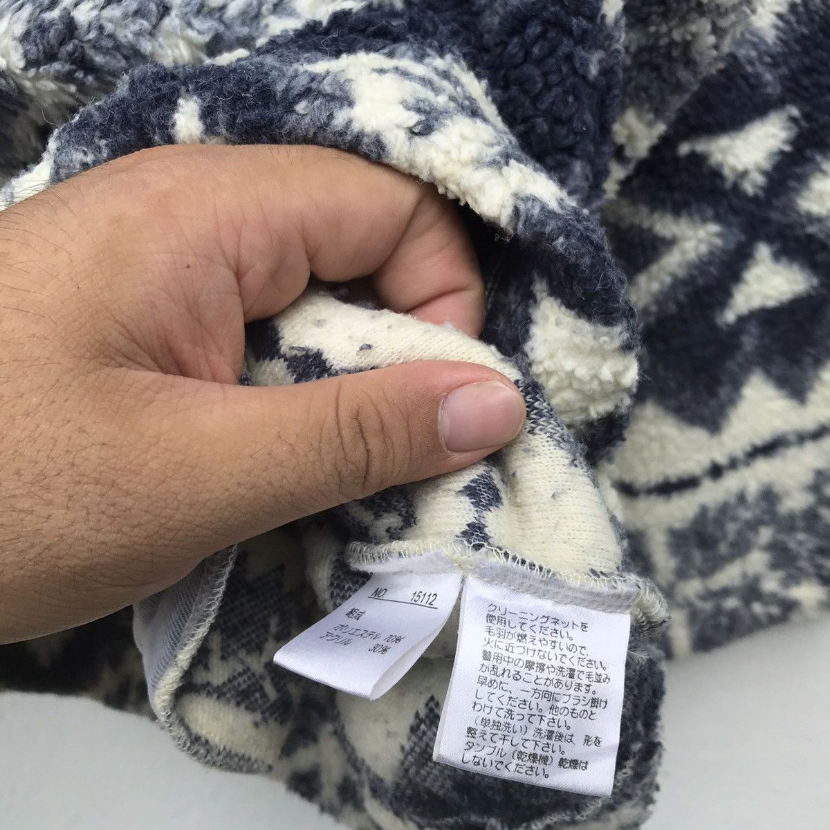 Japanese Brand Japanese Brand by FLYINC CIRCUS Fleece Half Zipper Jacket Size US L / EU 52-54 / 3 - 8 Thumbnail