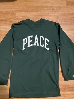 Jjjjound Jjjjound Peace Long Sleeve Green | Grailed