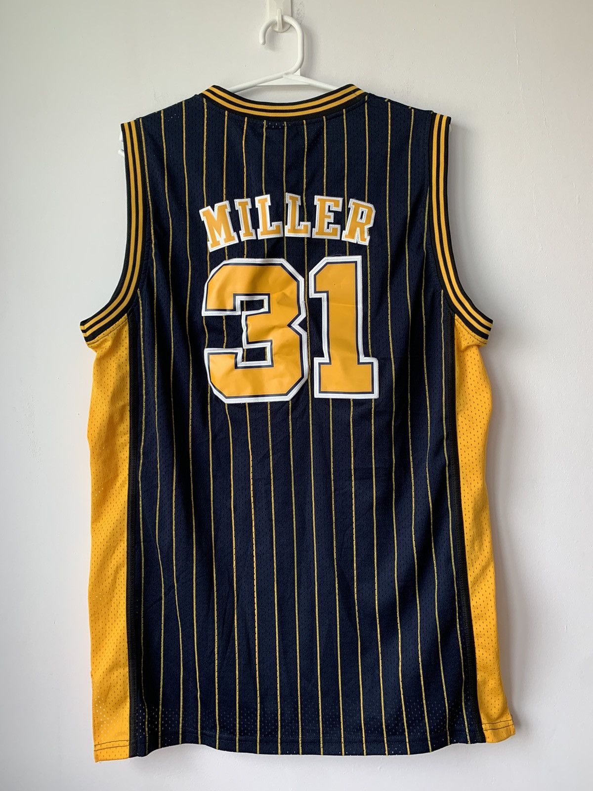 Adidas 90s Vintage Adidas Tank Top Jersey Indiana Miller NBA XL Size US XL / EU 56 / 4 - 2 Thumbnail