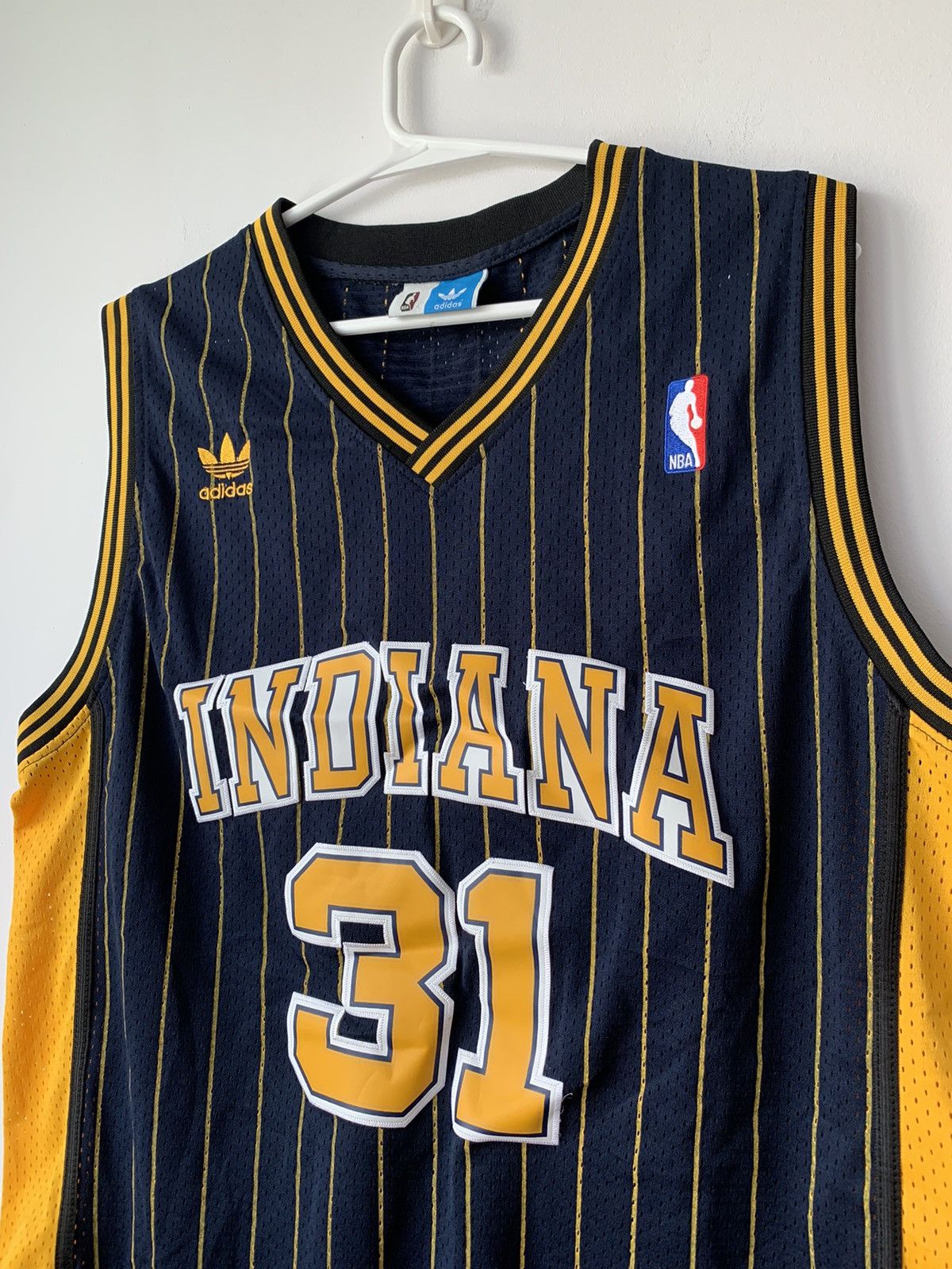 Adidas 90s Vintage Adidas Tank Top Jersey Indiana Miller NBA XL Size US XL / EU 56 / 4 - 3 Thumbnail