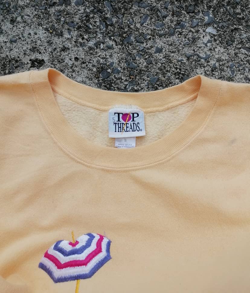 Vintage Vintage Top Threads Captiva Island Embroidered Sweatshirt Size US M / EU 48-50 / 2 - 4 Thumbnail