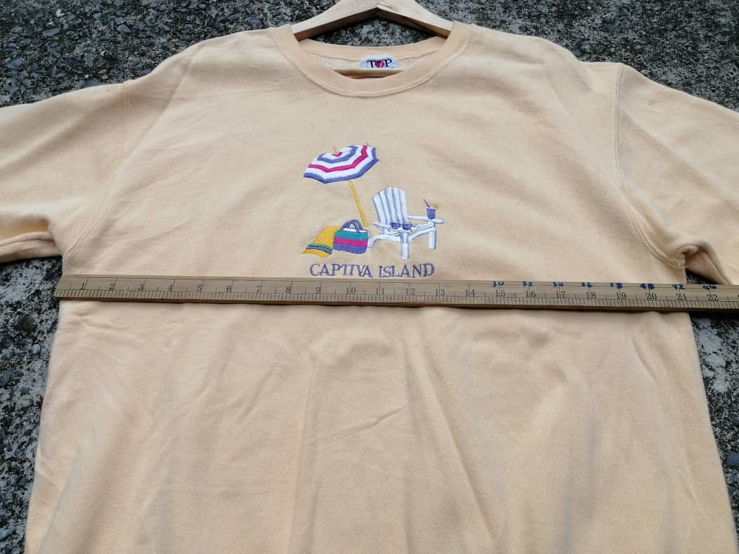 Vintage Vintage Top Threads Captiva Island Embroidered Sweatshirt Size US M / EU 48-50 / 2 - 3 Thumbnail
