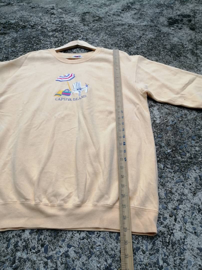 Vintage Vintage Top Threads Captiva Island Embroidered Sweatshirt Size US M / EU 48-50 / 2 - 5 Thumbnail