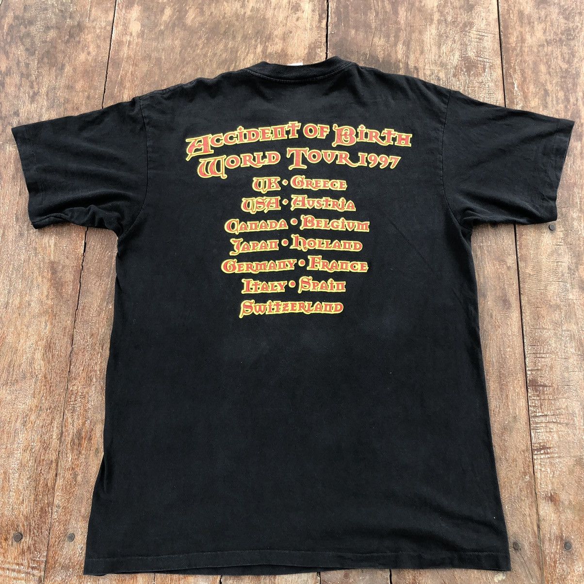 Band Tees Vintage 1997 Bruce Dickinson Iron Maiden T Shirt Size US XL / EU 56 / 4 - 3 Thumbnail