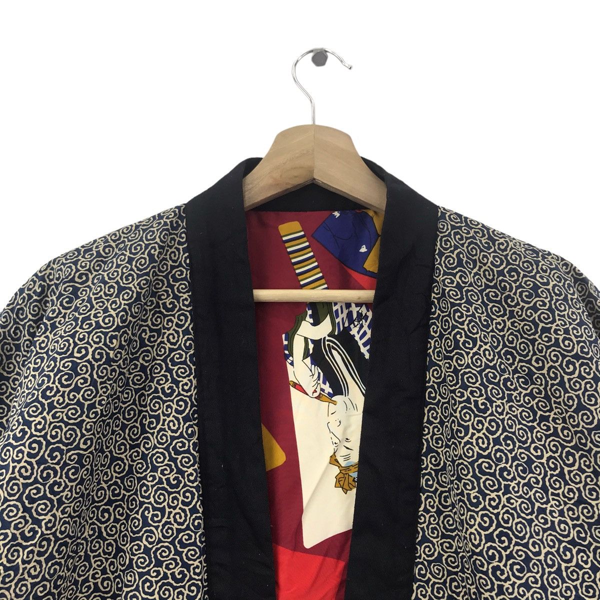 Japanese Brand JAPANESE BRAND Overprint Geisha Cartoon Reversible Kimono Size US L / EU 52-54 / 3 - 6 Thumbnail
