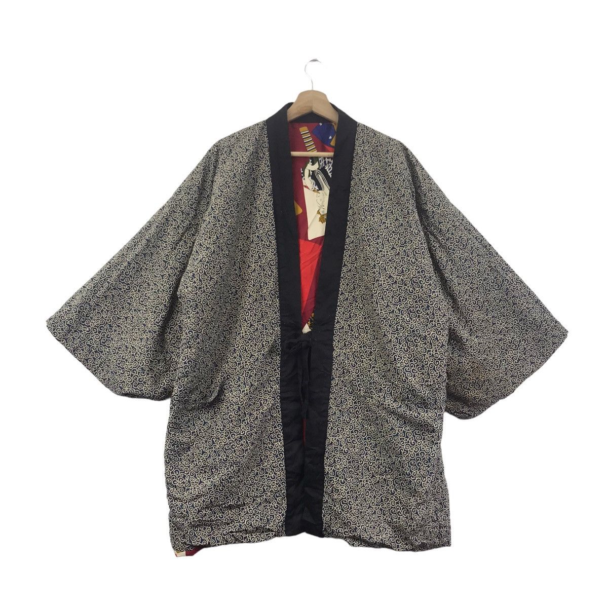 Japanese Brand JAPANESE BRAND Overprint Geisha Cartoon Reversible Kimono Size US L / EU 52-54 / 3 - 5 Thumbnail