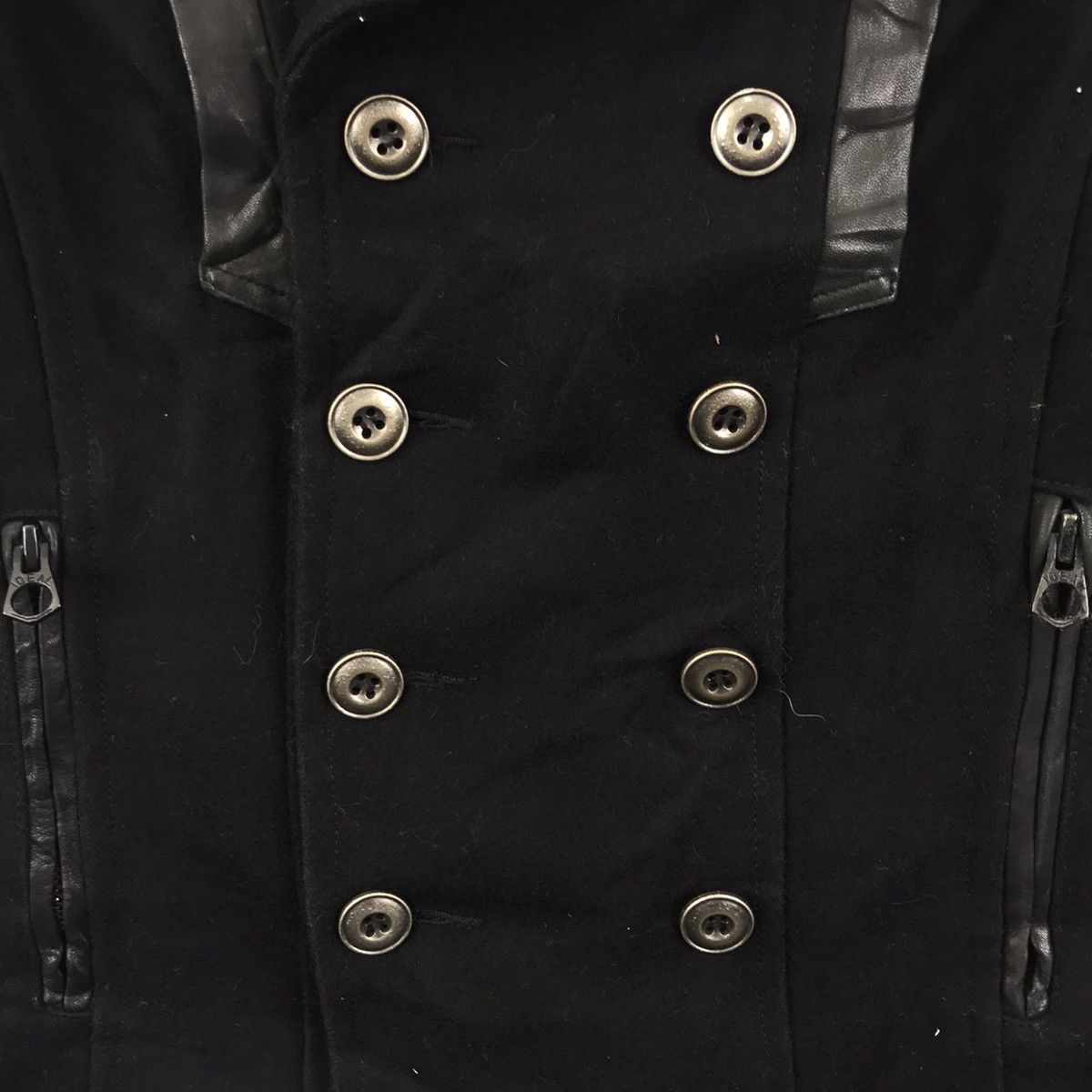 Japanese Brand FUGA Japanese Brand Black Wool Duffle Coat Size US XS / EU 42 / 0 - 4 Thumbnail