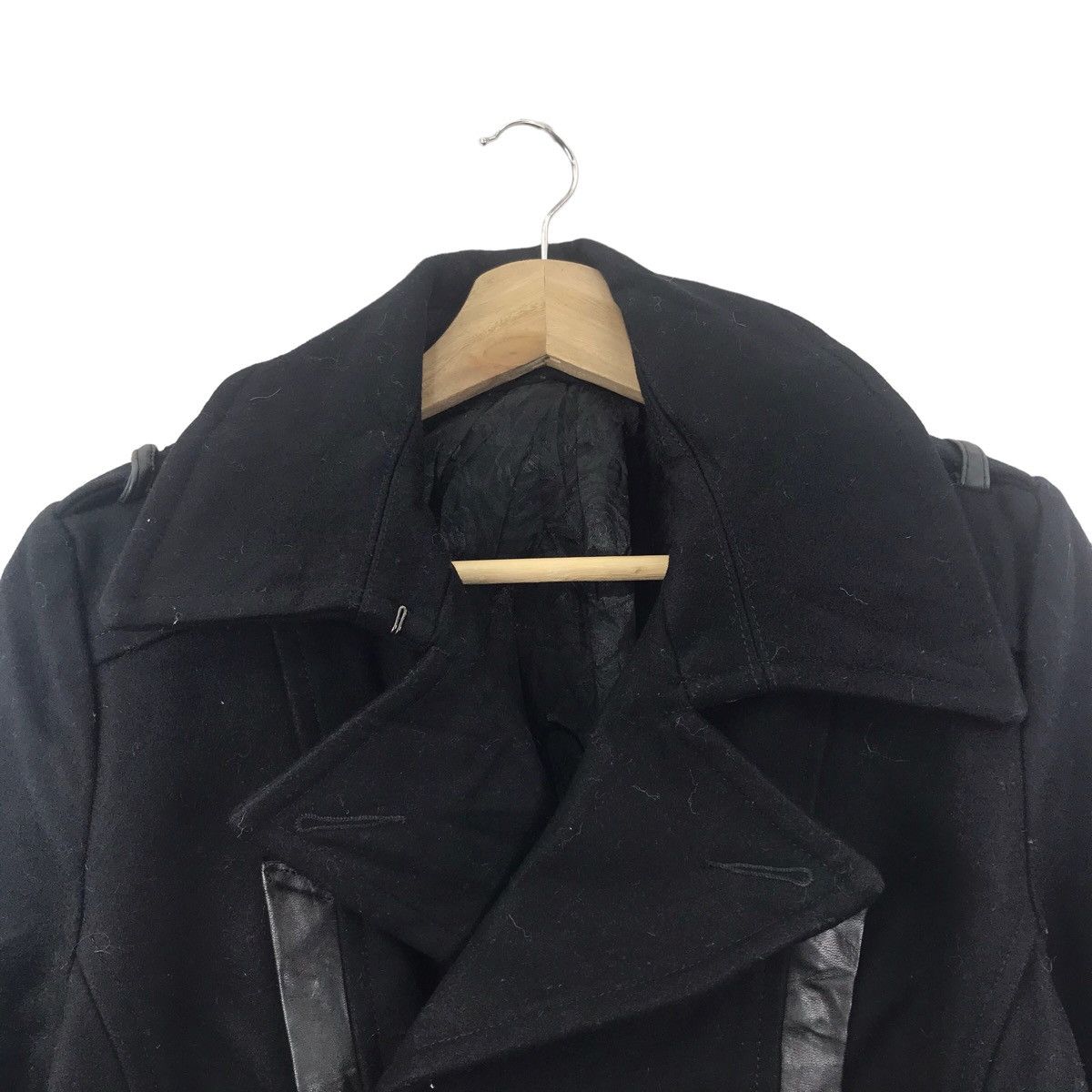 Japanese Brand FUGA Japanese Brand Black Wool Duffle Coat Size US XS / EU 42 / 0 - 2 Thumbnail