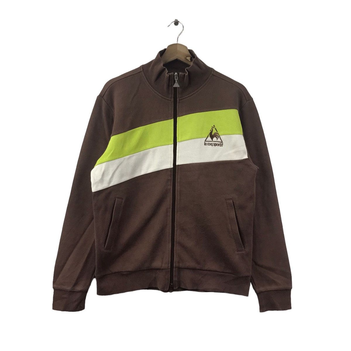 LE COQ SPORTIF Full Zipper Multi Color Sweater