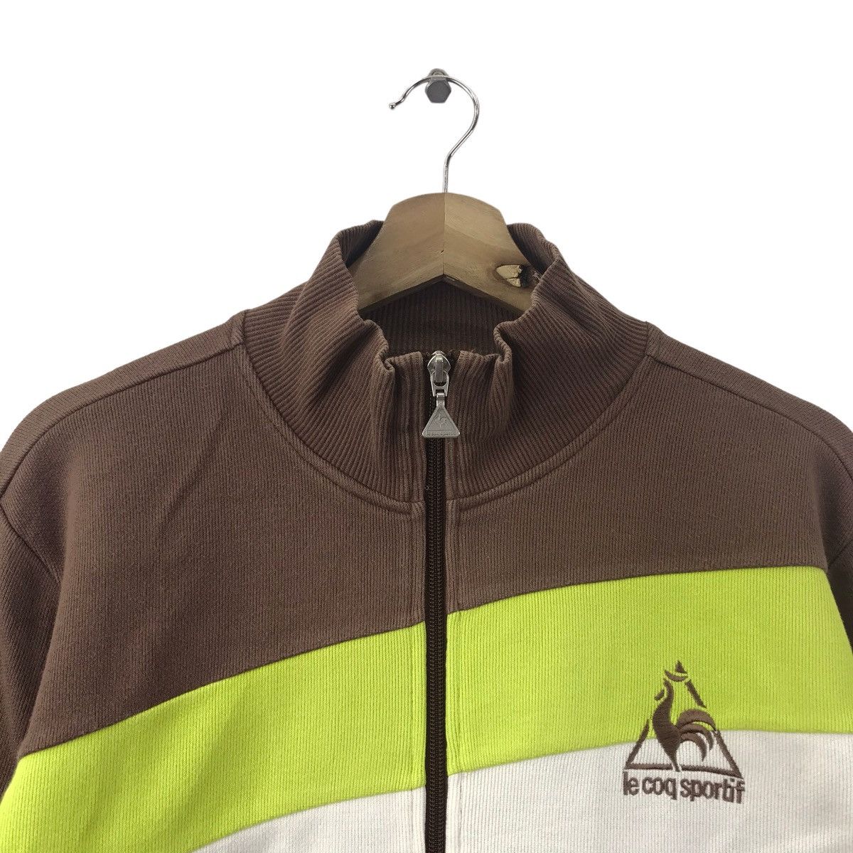 Le Coq Sportif LE COQ SPORTIF Full Zipper Multi Color Sweater Size US L / EU 52-54 / 3 - 2 Thumbnail