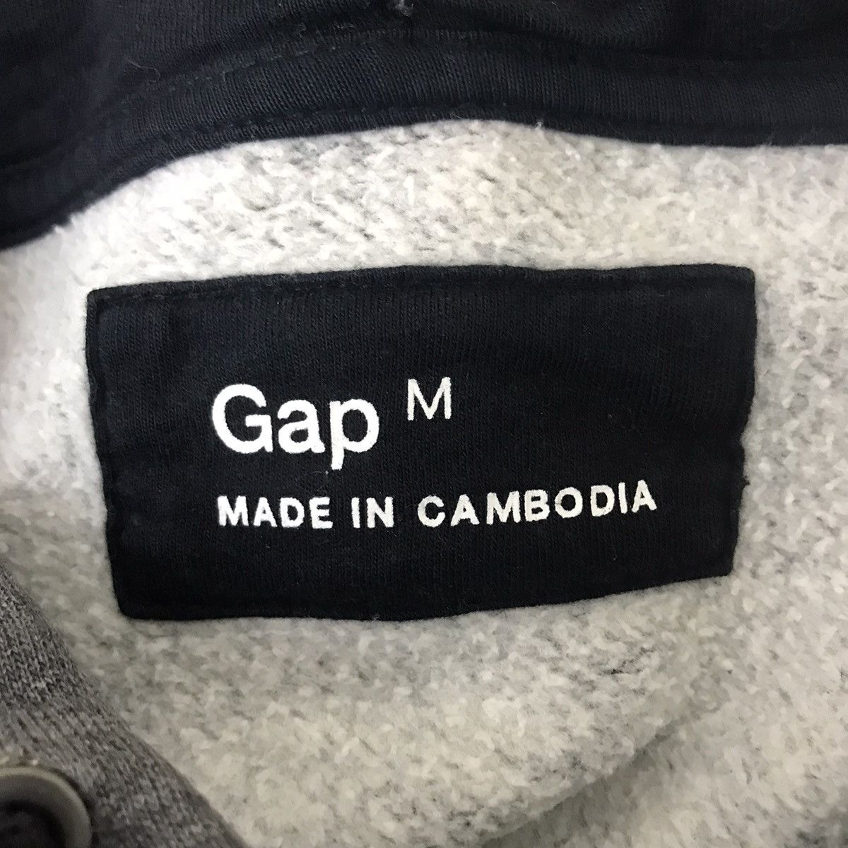 Gap GAP Full Zipper Grey Hoodie Size US M / EU 48-50 / 2 - 5 Thumbnail