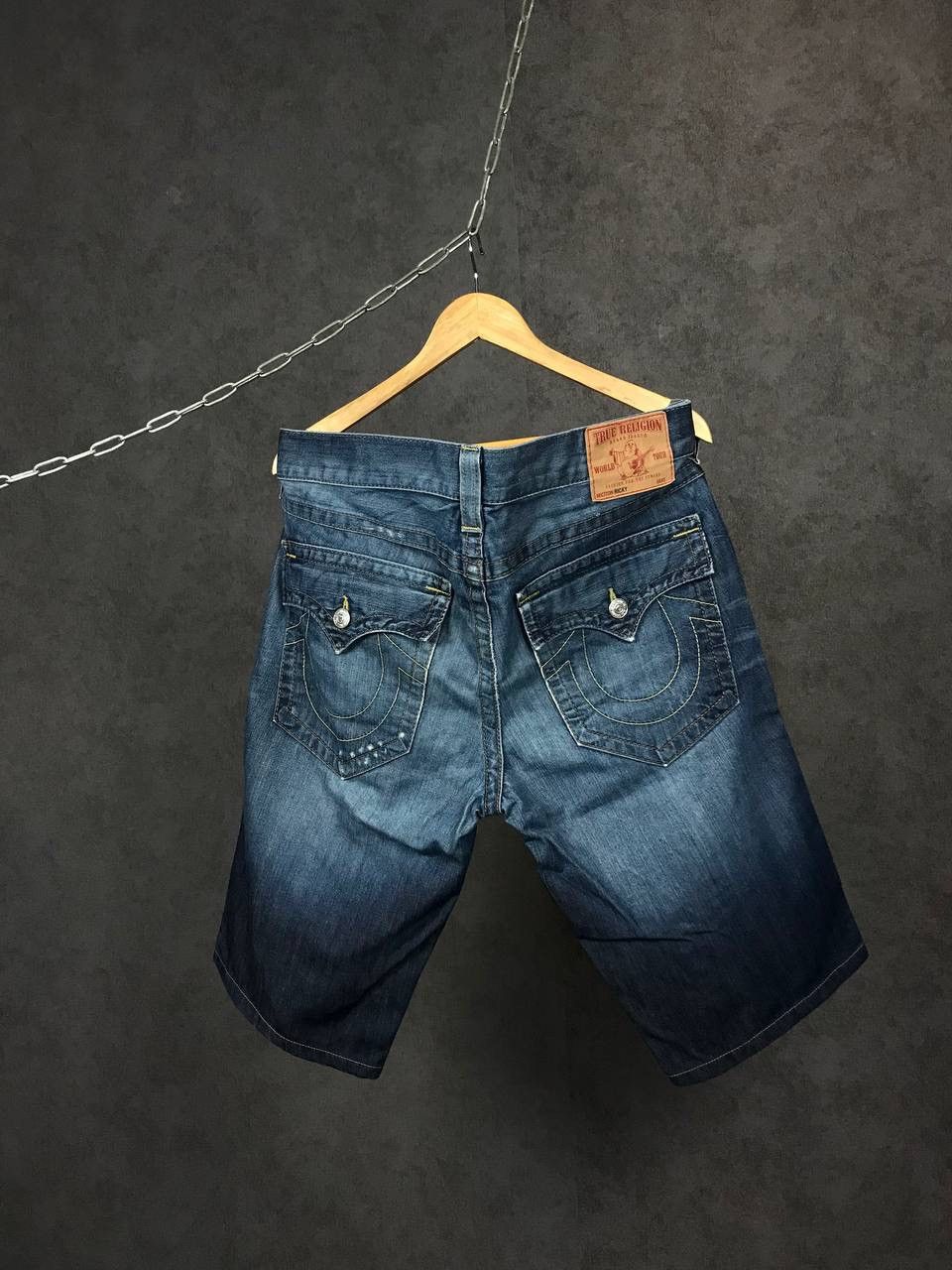 True Religion True Religion Japanese brand made in USA denim shorts Size US 36 / EU 52 - 1 Thumbnail