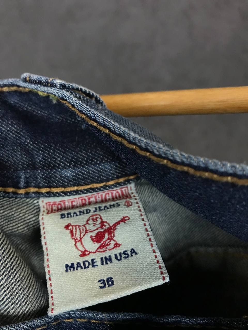 True Religion True Religion Japanese brand made in USA denim shorts Size US 36 / EU 52 - 3 Thumbnail