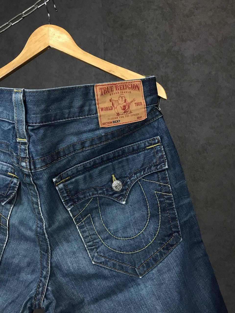 True Religion True Religion Japanese brand made in USA denim shorts Size US 36 / EU 52 - 6 Thumbnail