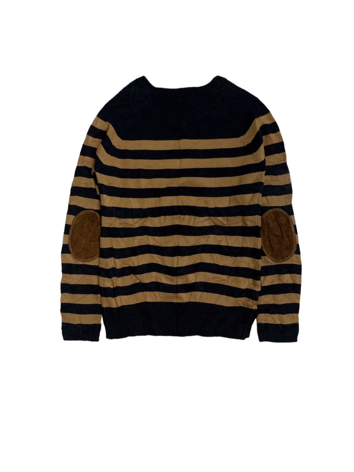Japanese Brand Spao Striped Knitting Sweater Size XS / US 0-2 / IT 36-38 - 2 Thumbnail