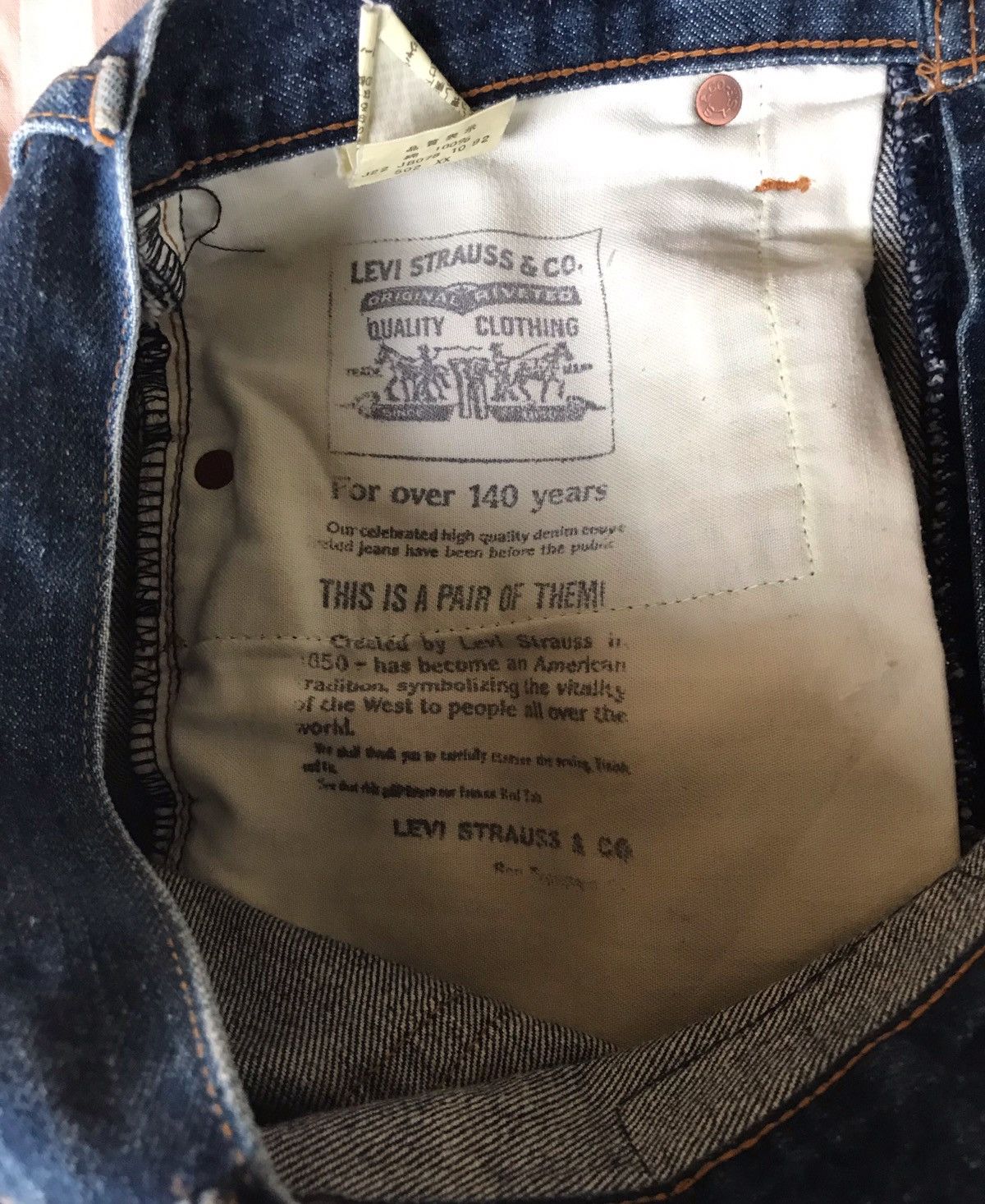 Levi's × Vintage 🔥Levi's 502 Selvedge Short Pants Size US 31 - 8 Thumbnail