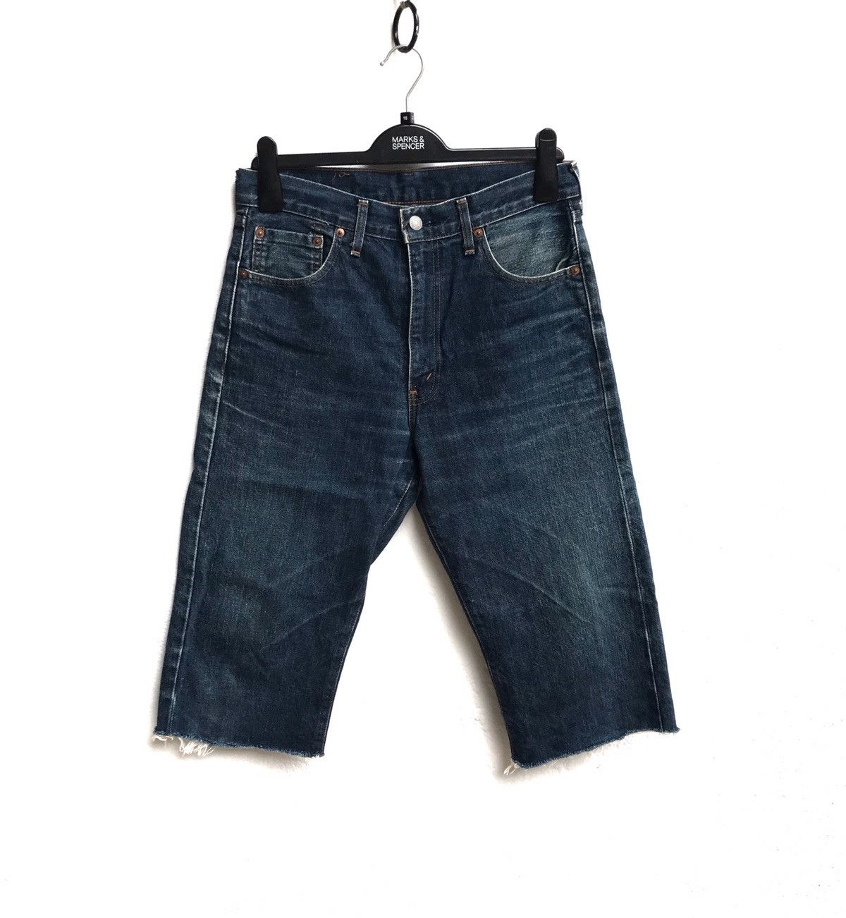 Levi's × Vintage 🔥Levi's 502 Selvedge Short Pants Size US 31 - 2 Thumbnail