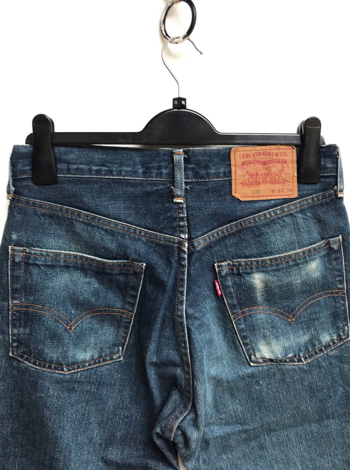 Levi's × Vintage 🔥Levi's 502 Selvedge Short Pants Size US 31 - 6 Thumbnail