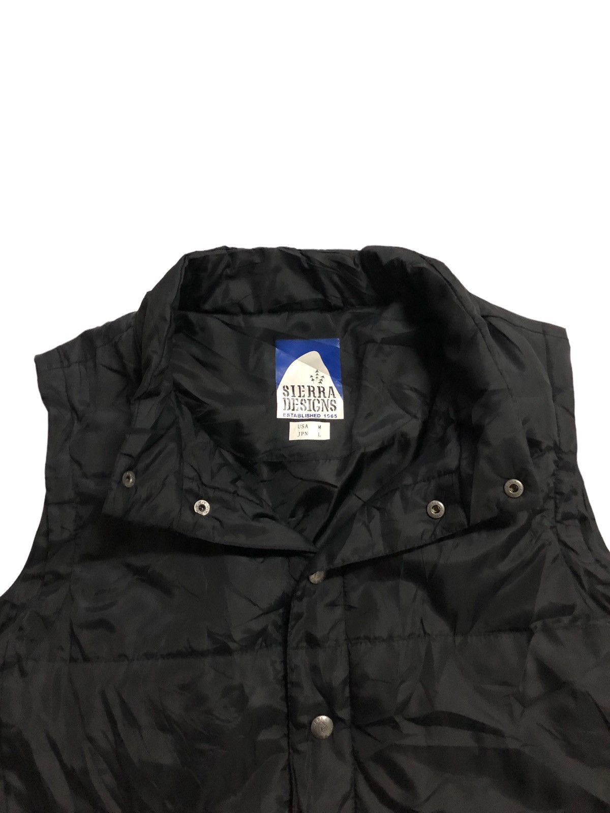 Designer Sierra Design Black Puffer Vests Size M / US 6-8 / IT 42-44 - 5 Thumbnail