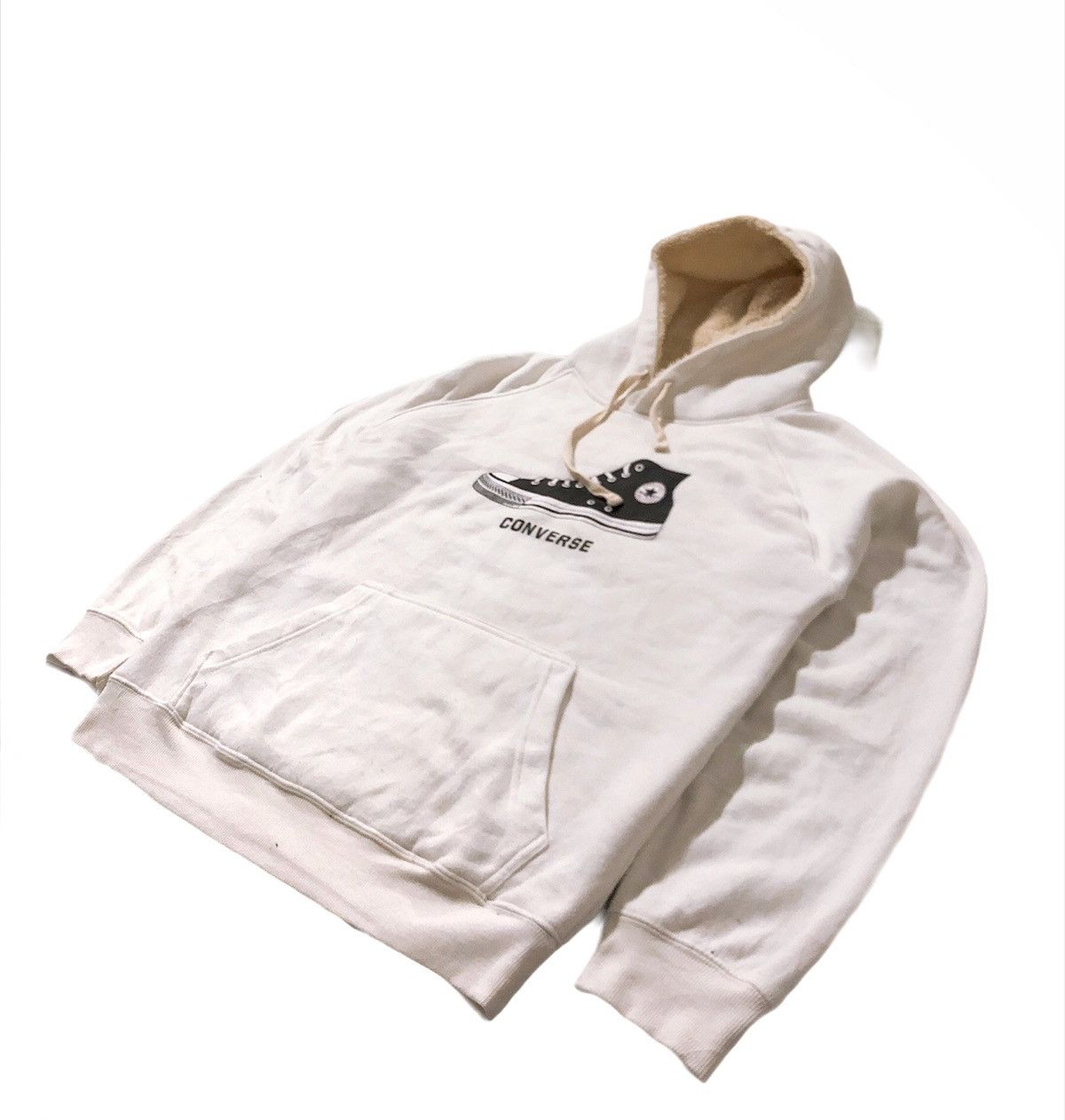 Converse × Vintage Sherpa Converse Hoodies Sweatshirt Fleece Sherpa Inside Size US M / EU 48-50 / 2 - 3 Thumbnail