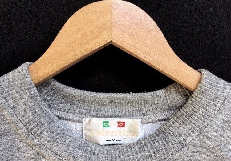 Valentino × Vintage 🔥Como Valentino Big Logo Nice Sweatshirts Size US M / EU 48-50 / 2 - 3 Thumbnail