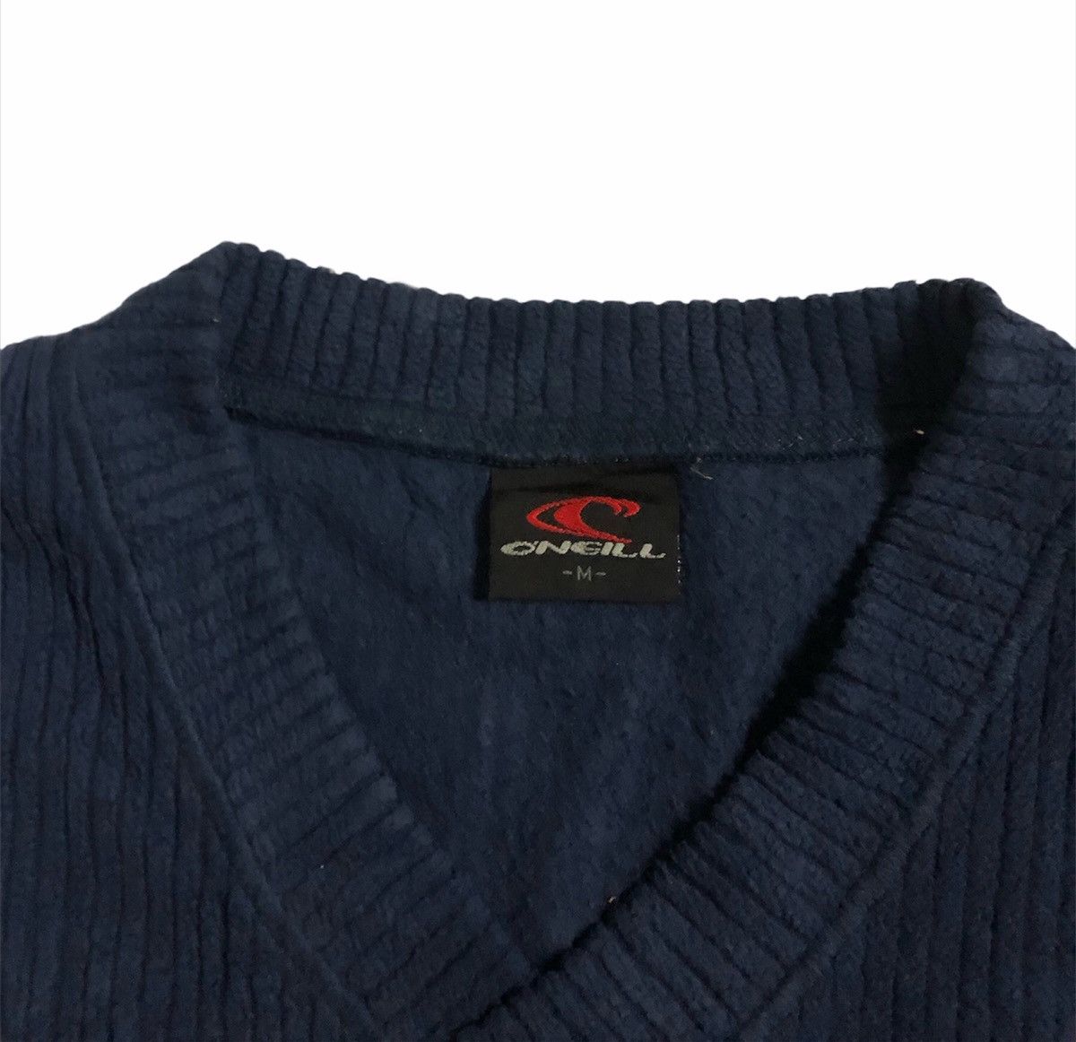 Japanese Brand × Vintage 🔥Oneill V Neck Sweatshirt Size US M / EU 48-50 / 2 - 6 Thumbnail