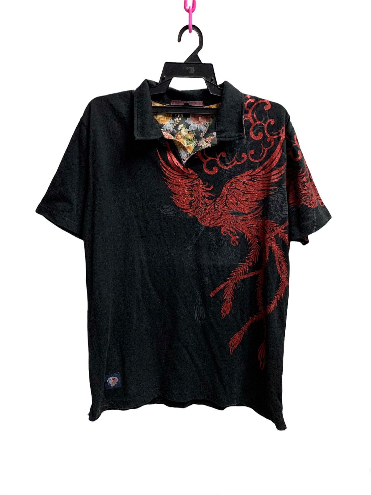 Mega Rare Bird Logo Sukajan Collar Shirts