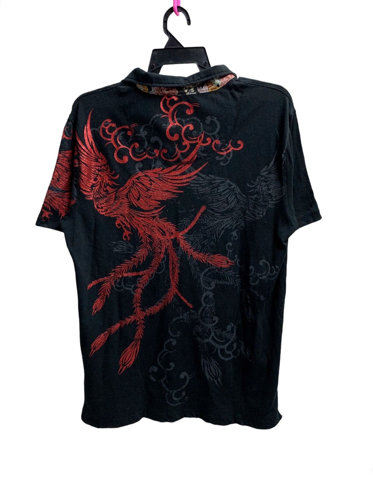 Japanese Brand Mega Rare Bird Logo Sukajan Collar Shirts Size US M / EU 48-50 / 2 - 2 Thumbnail