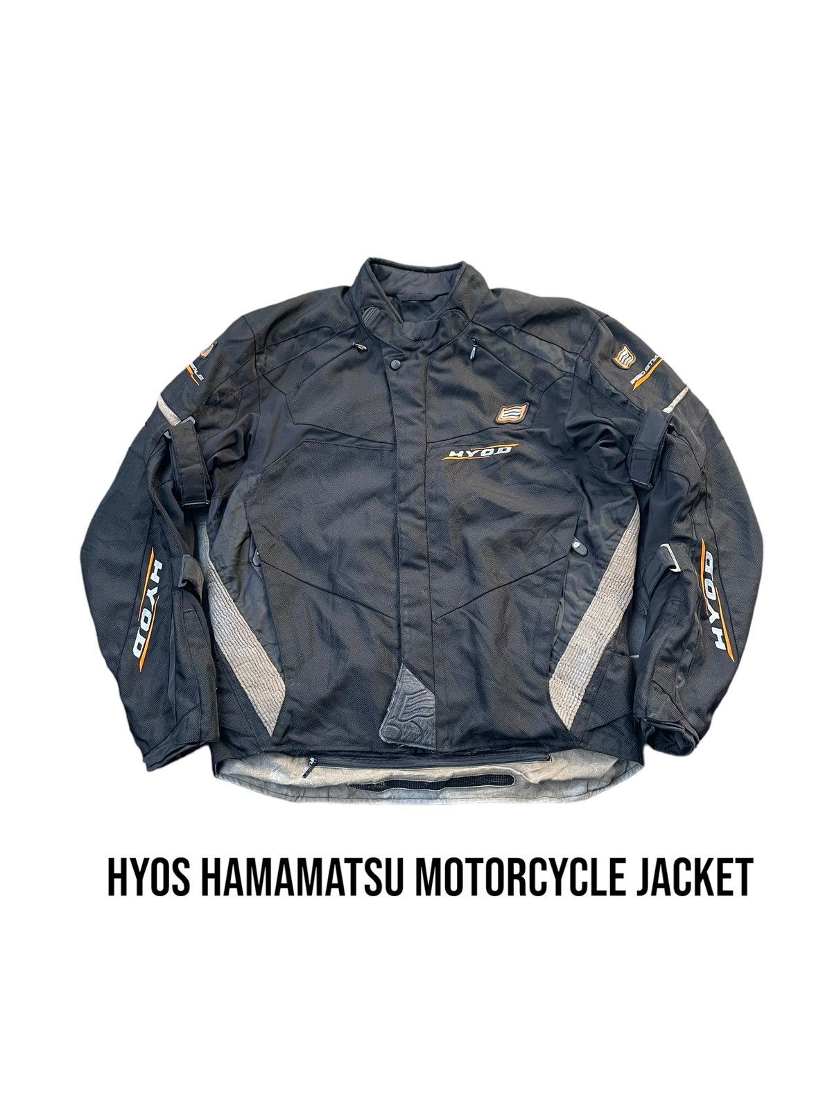 image of Archival Clothing x Racing Hyod Hamamatsu Motorcycle Jacket in Black, Men's (Size Large)