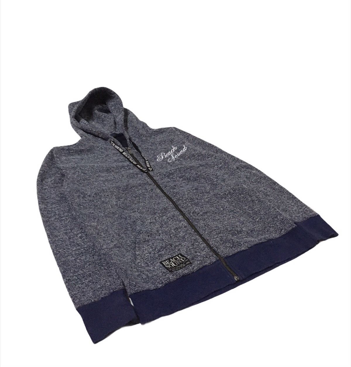 Japanese Brand × Vintage 🔥Beach Sound Knitting Zipper Jacket With Hoodies Size US M / EU 48-50 / 2 - 4 Thumbnail