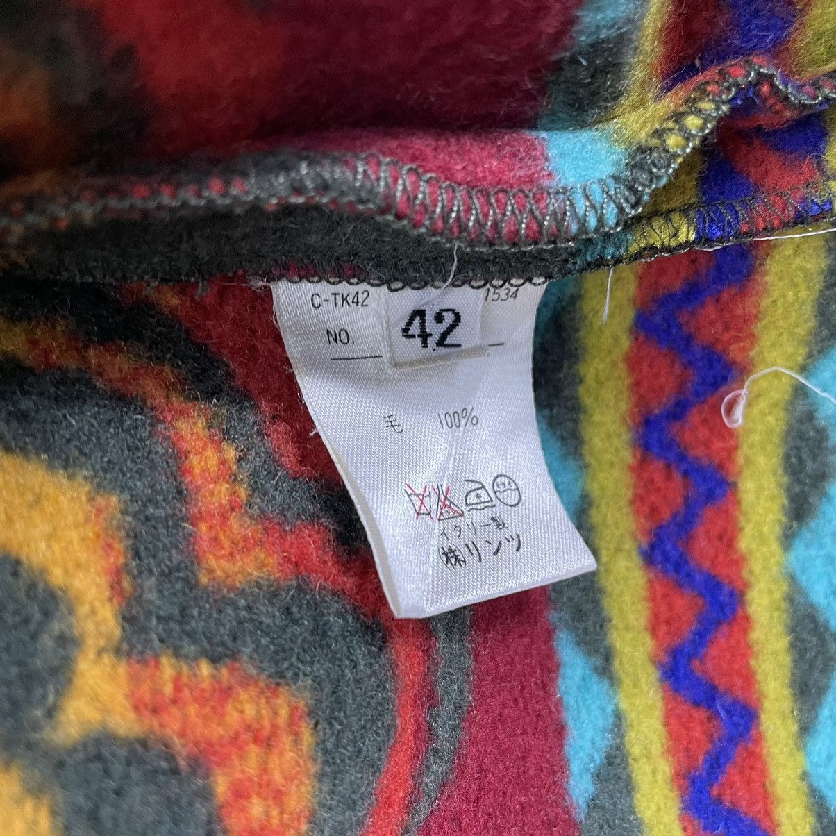 Benetton ☀️UNITED COLORS OF BENETTON HOODIE FUR FLOWERS JACKET Size M / US 6-8 / IT 42-44 - 8 Thumbnail