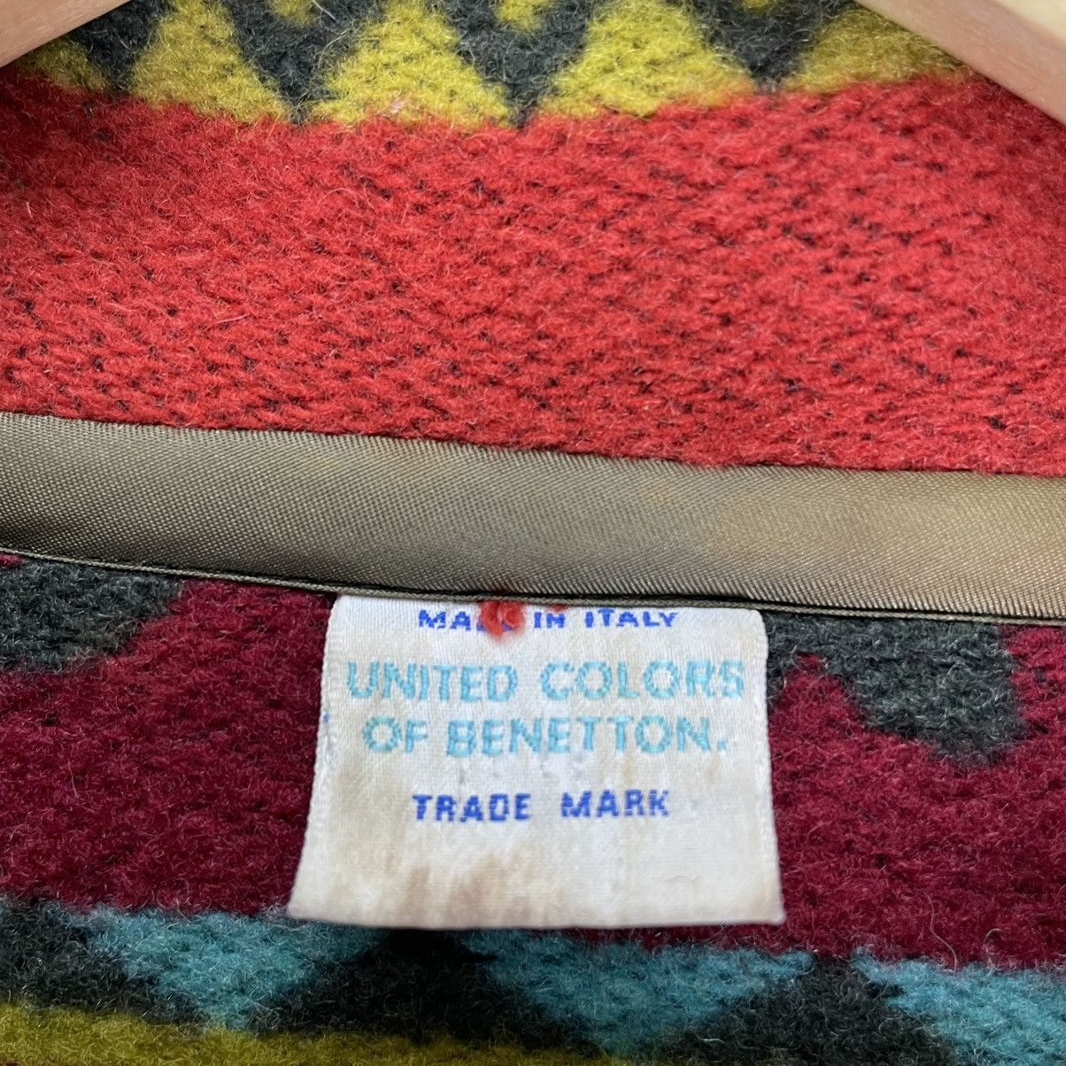 Benetton ☀️UNITED COLORS OF BENETTON HOODIE FUR FLOWERS JACKET Size M / US 6-8 / IT 42-44 - 9 Thumbnail