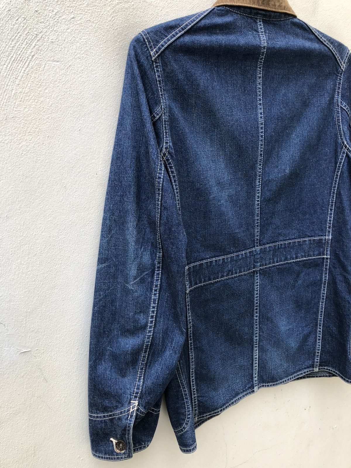 Steven Alan Steven Alan Blacker Multi Pocket Denim Field Jacket Size US S / EU 44-46 / 1 - 15 Thumbnail