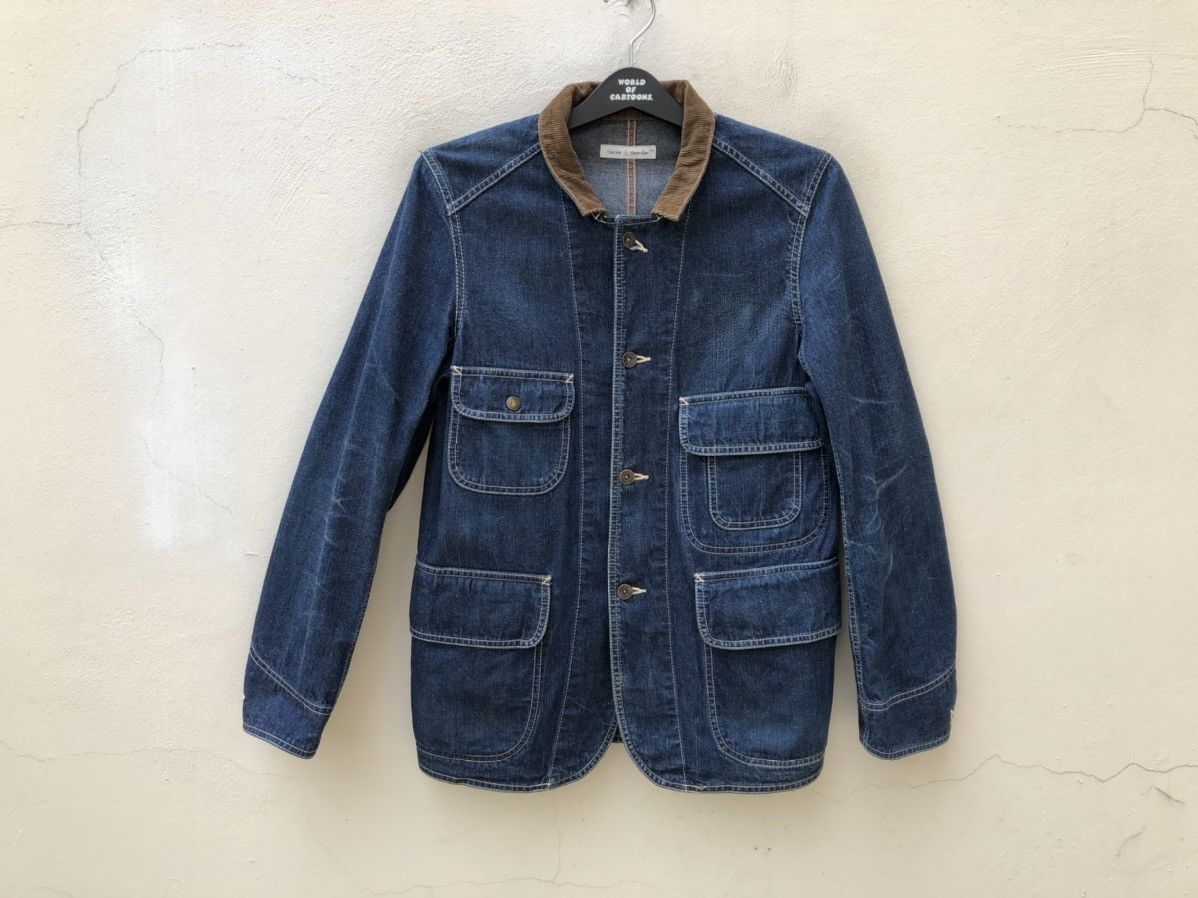 Steven Alan Steven Alan Blacker Multi Pocket Denim Field Jacket Size US S / EU 44-46 / 1 - 6 Thumbnail