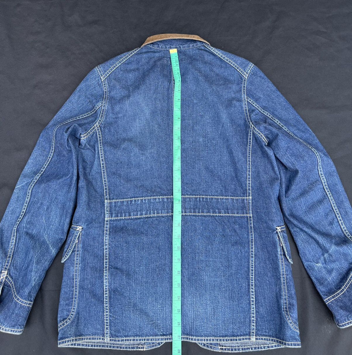 Steven Alan Steven Alan Blacker Multi Pocket Denim Field Jacket Size US S / EU 44-46 / 1 - 5 Thumbnail