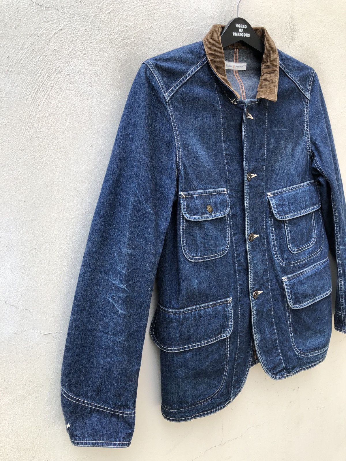 Steven Alan Steven Alan Blacker Multi Pocket Denim Field Jacket Size US S / EU 44-46 / 1 - 9 Thumbnail