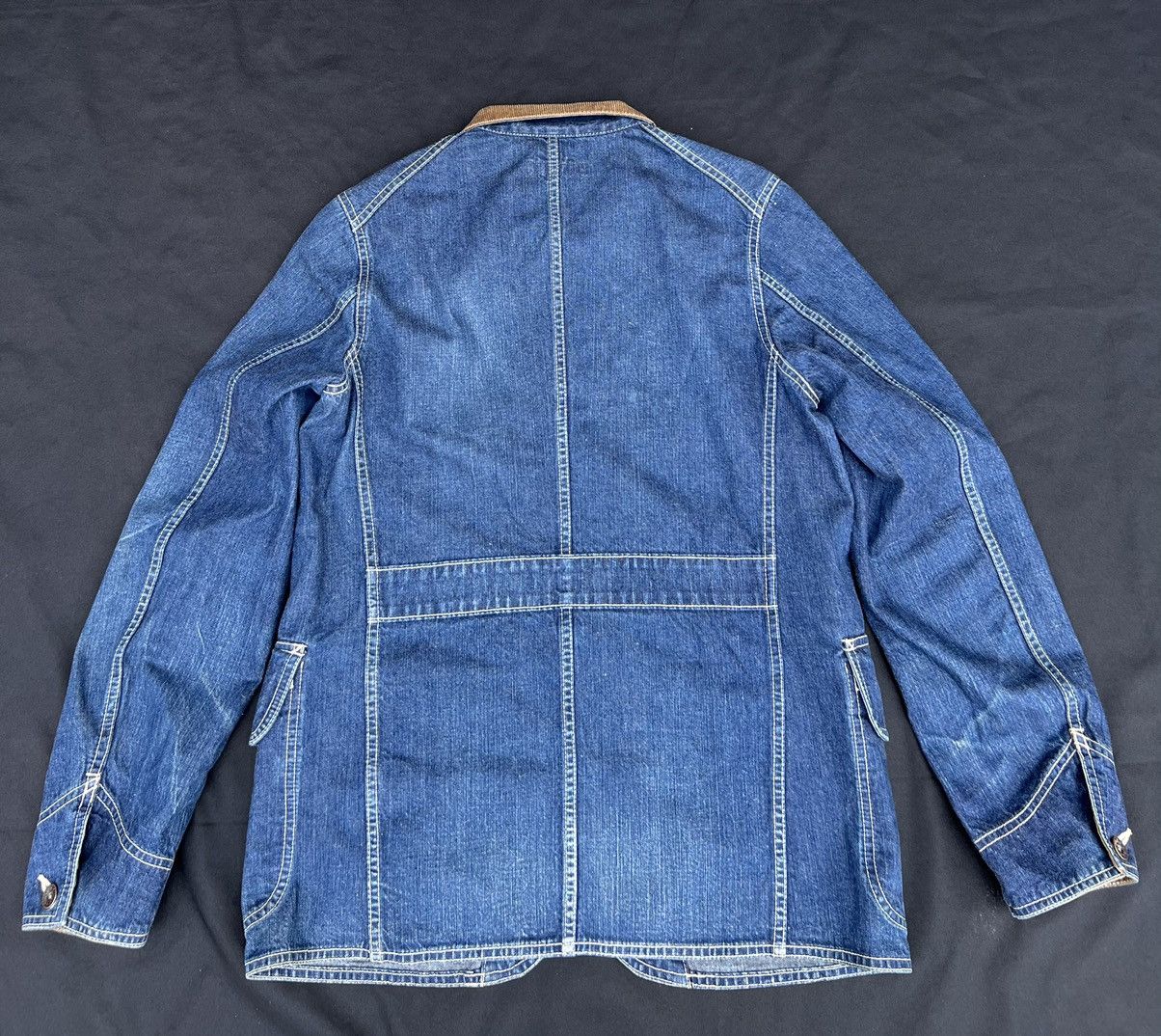 Steven Alan Steven Alan Blacker Multi Pocket Denim Field Jacket Size US S / EU 44-46 / 1 - 4 Thumbnail