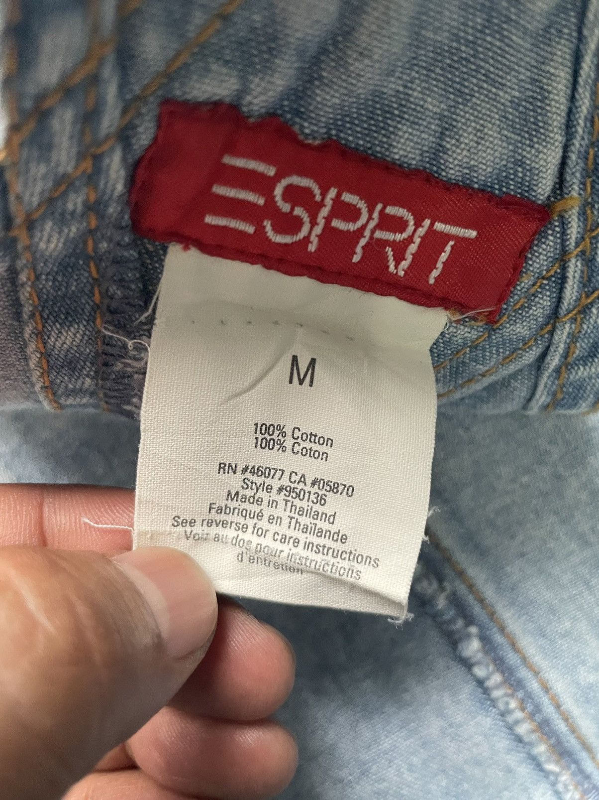 ESPIRIT × Vintage Vintage Espirit Denim Overall Size 32" / US 10 / IT 46 - 18 Thumbnail