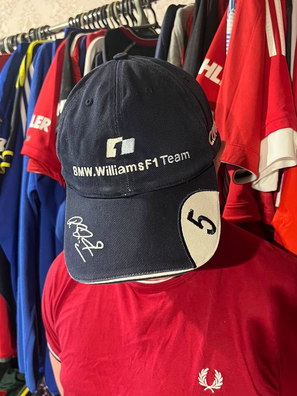 BMW Vintage BMW Williams F1 Team Cap 2001 #5 Racing Blue Size ONE SIZE - 2 Thumbnail