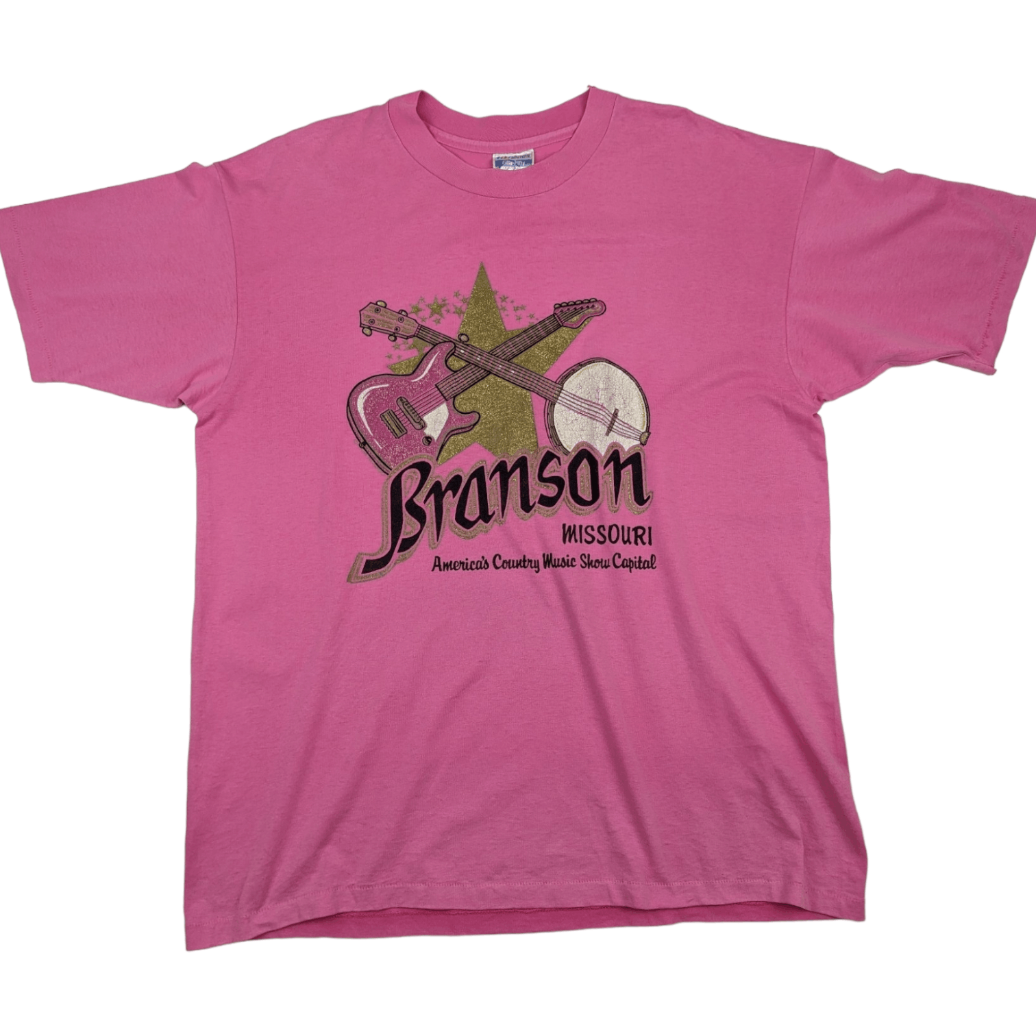 Band Tees Vintage 80's BRANSON Country Music Festival T-Shirt Size US XL / EU 56 / 4 - 2 Thumbnail